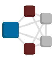 interconnected boxes icon