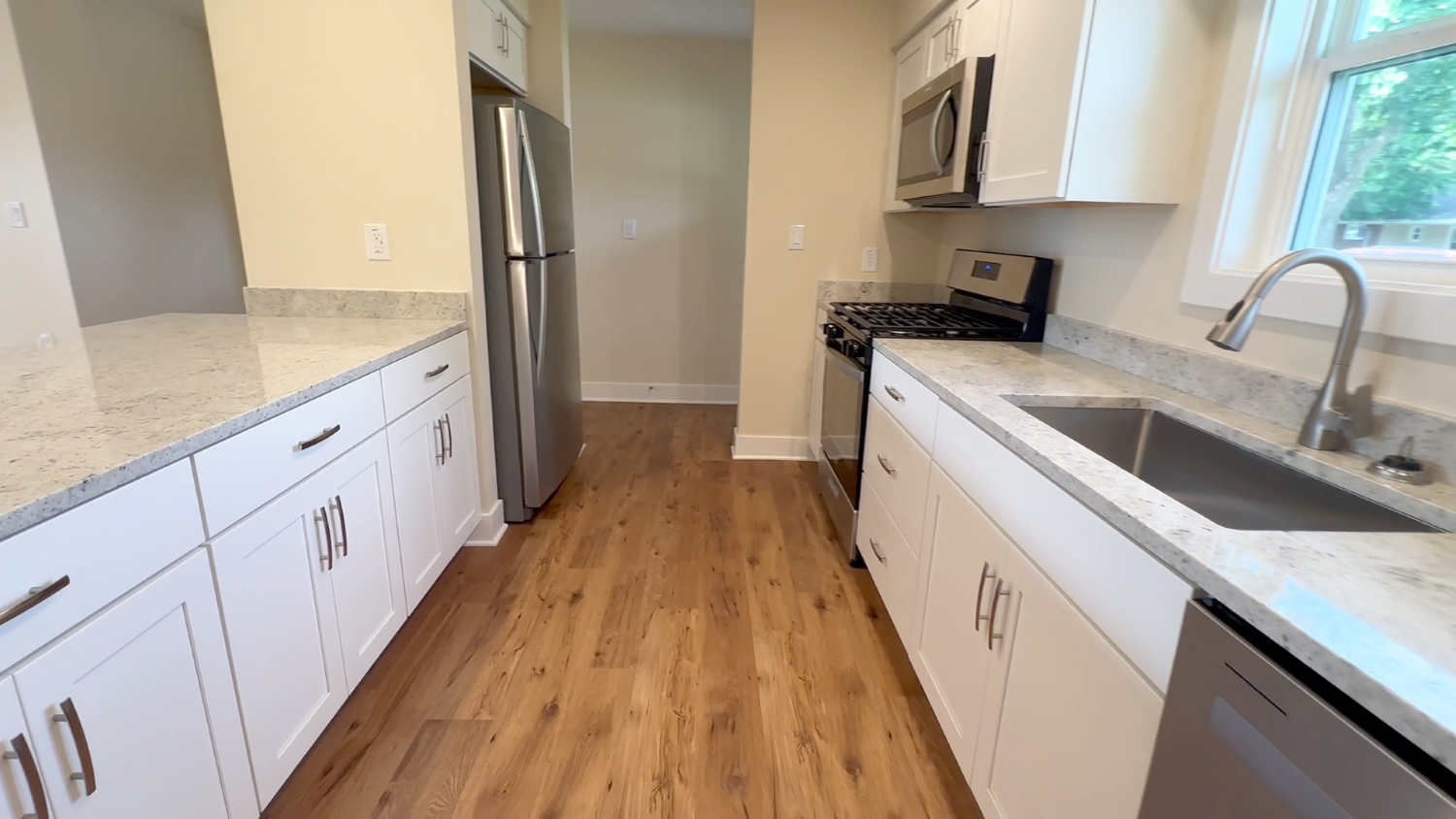 newly remodeled kitchen with energy star appliances