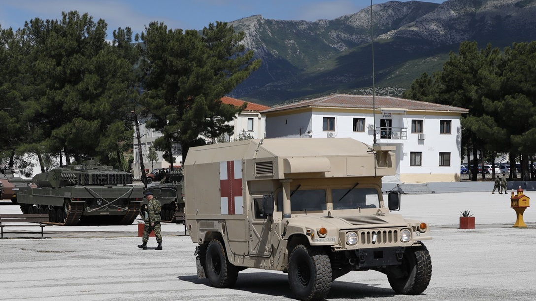 Ambulance in Greece