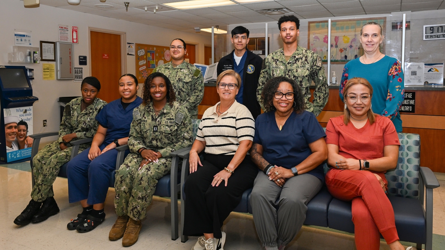 The pediatric staff at Naval Hospital Jacksonville