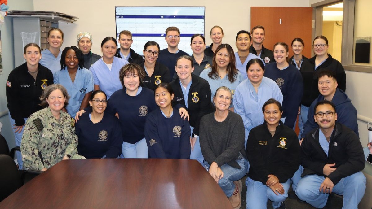 Photo By Curtis Hill | Inpatient and Maternal Infant Services nursing staff at Naval Hospital Camp Pendleton pose on Oct. 29, 2026, after the hospital received its fourth consecutive five-star score on the TRICARE Inpatient Satisfaction Survey (TRISS).