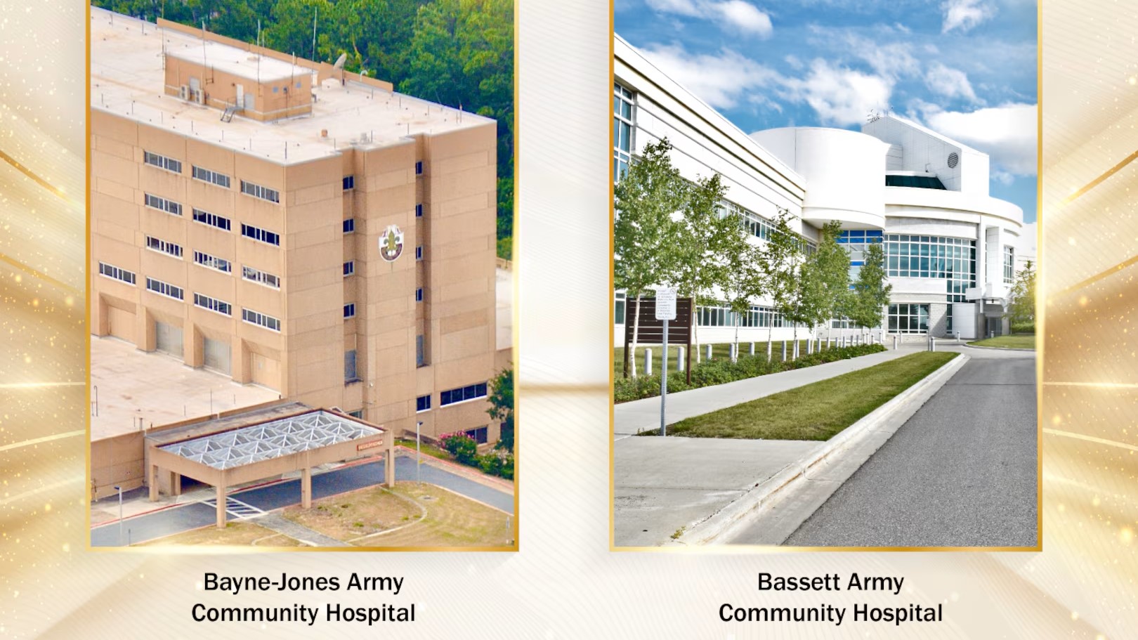 Pictures of Bassett Army Community Hospital and Bayne-Jones Army Community Hospital