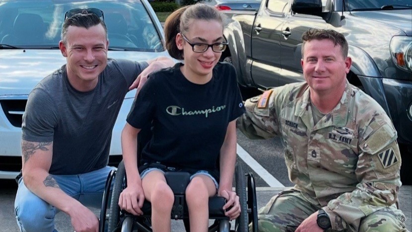 Fort Liberty’s newest ACS EFMP manager on the Family Support side, Casey Clark, a retired Army veteran who has a stepdaughter with cerebral palsy, is intimately familiar with many of the challenges of caring for a child with special needs while meeting the needs of the Army as a dedicated Soldier. (Courtesy Photo)