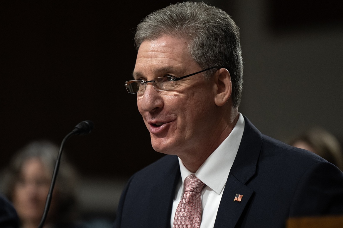 Keith M. Bass appears before the Senate Armed Services Committee for his nomination to become assistant secretary of defense for health affairs in Washington, D.C., March 27, 2025. (DoD photo by EJ Hersom)