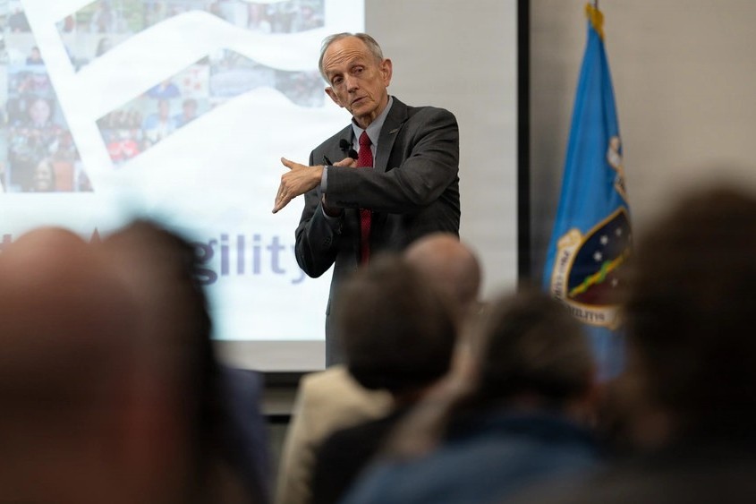 Defense Health Agency Deputy Director, Dr. David J. Smith, kicks off the “State of the Science Symposium in Health Services Research in the Military Health System,” co-hosted by Uniformed Services University’s Center for Health Services Research and the DHA’s Military Health Systems Research Program.