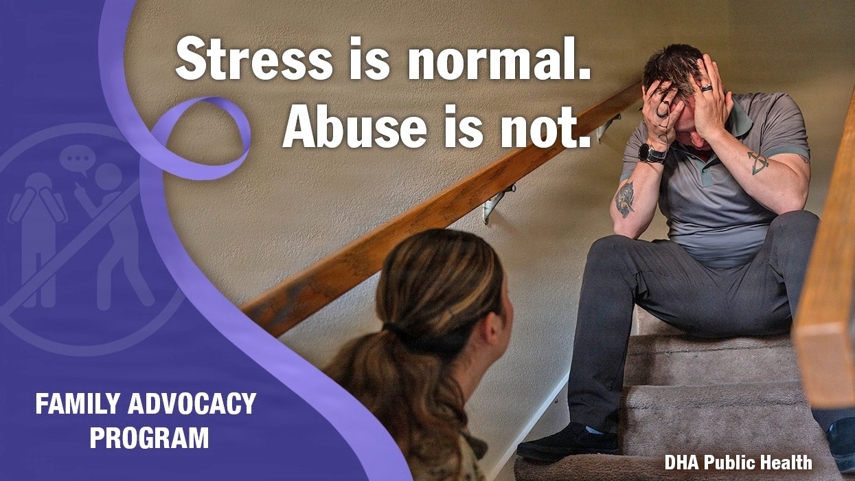 Defense Health Agency-Public Health experts say domestic violence rarely exists by itself. While physical abuse may be the behavior most people recognize, abusive behaviors can occur before, alongside, or without physical violence. (Defense Health Agency-Public Health graphic illustration by Joyce Kopatch)