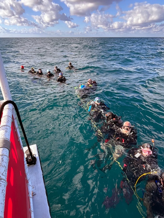 Held in Key West, Florida, the program has students mastering vital water rescue techniques. (Photo courtesy of USU Operational Medicine)