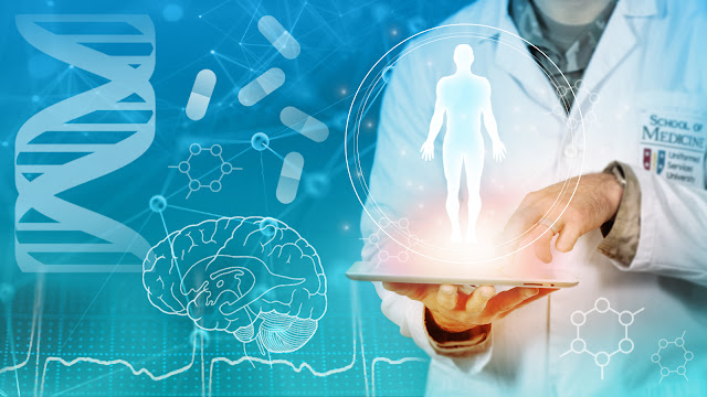 Researchers from USU's SC2i and HJF have developed WounDx™ to help surgeons make quick, accurate treatment decisions for complex extremity injuries. (Graphic credit: Sofia Echelmeyer, USU)