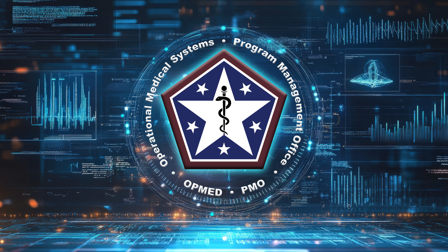 Tech transfer logo overlaid on technology background