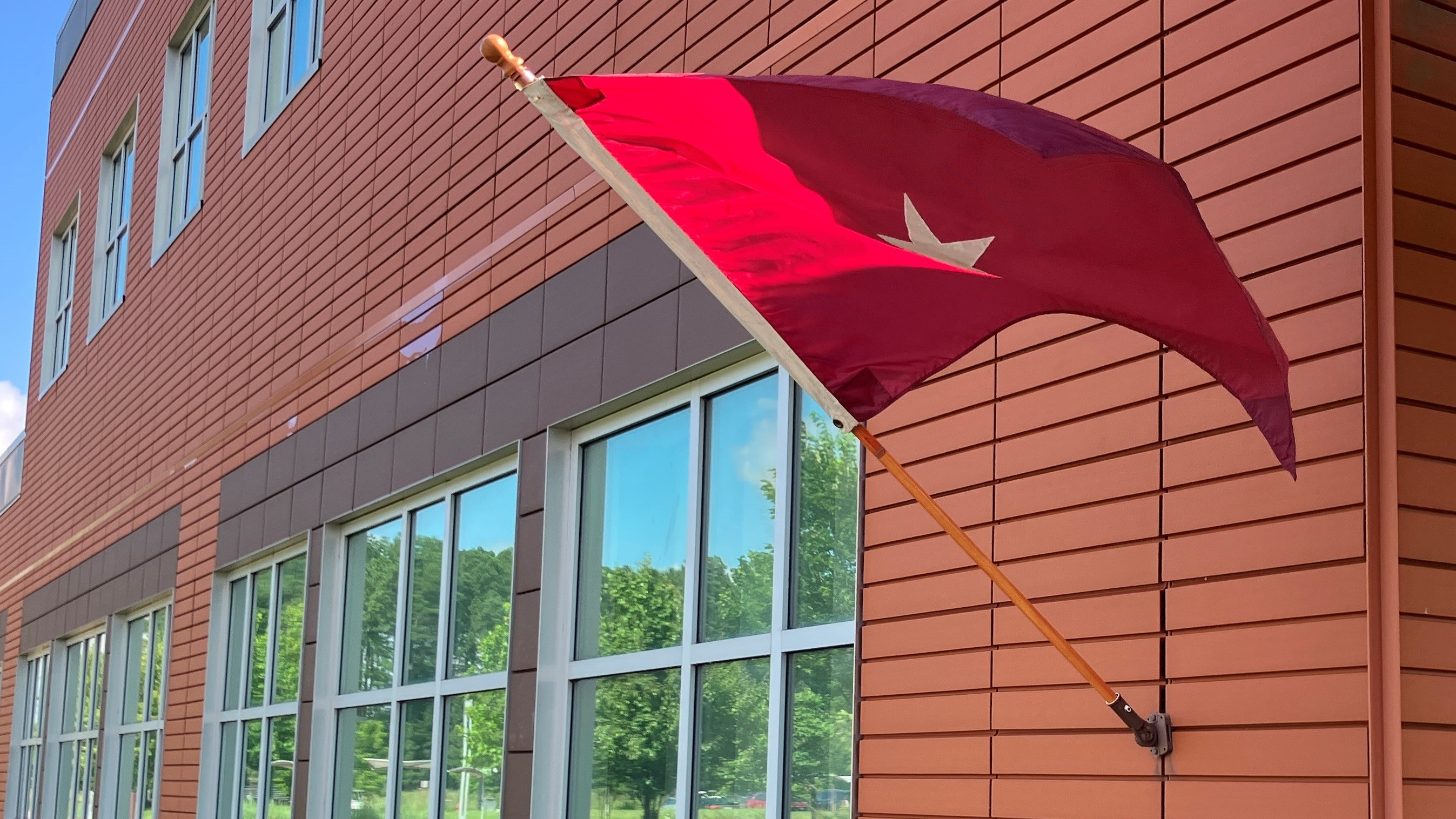 DHN East Headquarter Building with flag
